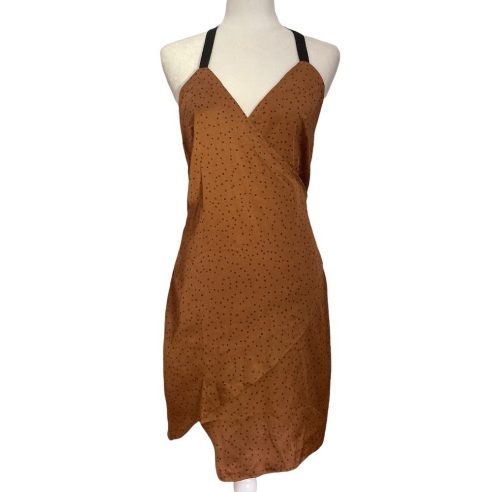 LèRumi Gene Tan Spot Mini Dress NWT - Picture 10 of 11
